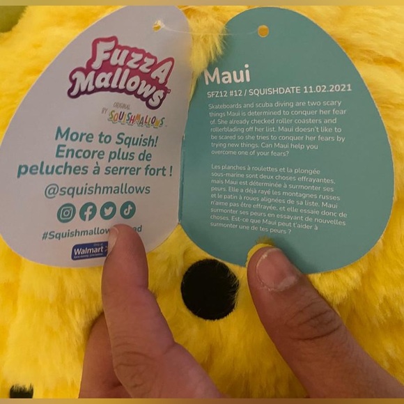 New Maui The Pineapple Fuzzamallow Squishmallow - Picture 13 of 16
